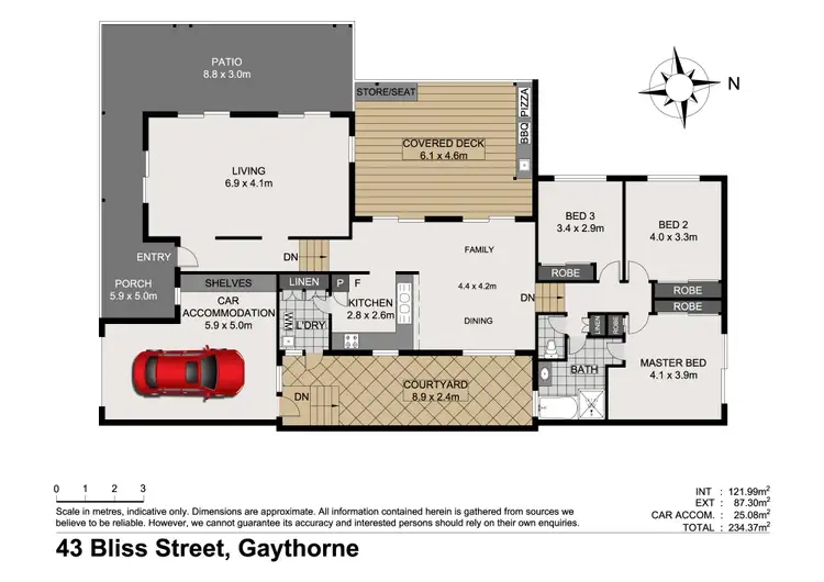 Floorplan of Homely house listing, 43 Bliss Street, Gaythorne QLD 4051