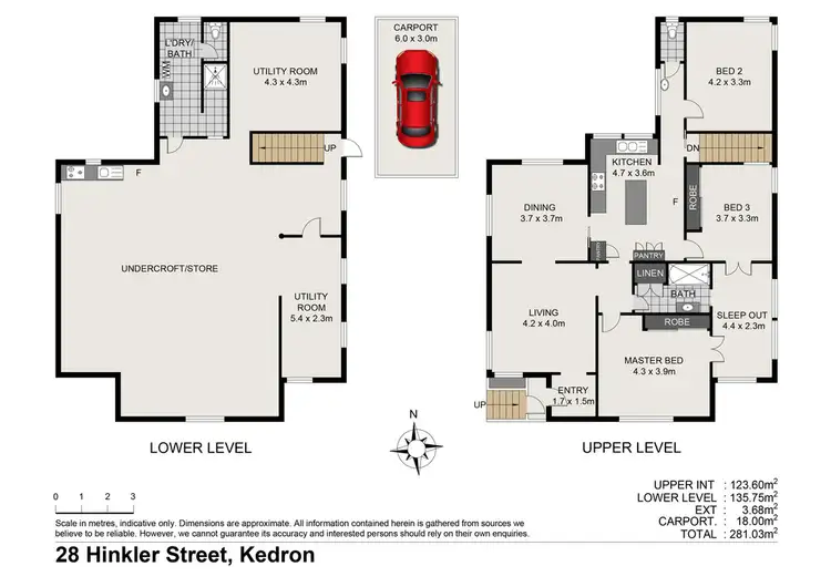 Floorplan of Homely house listing, 28 Hinkler Street, Kedron QLD 4031
