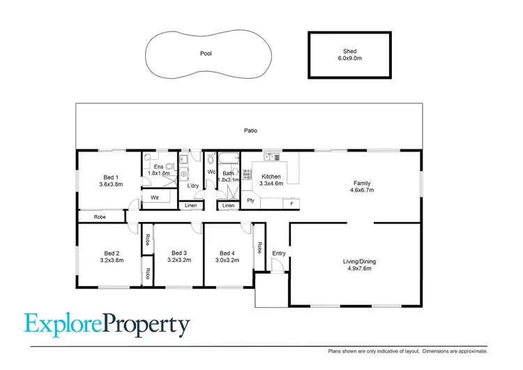 Floorplan of Homely house listing, 17-19 Corella Court, Upper Caboolture QLD 4510
