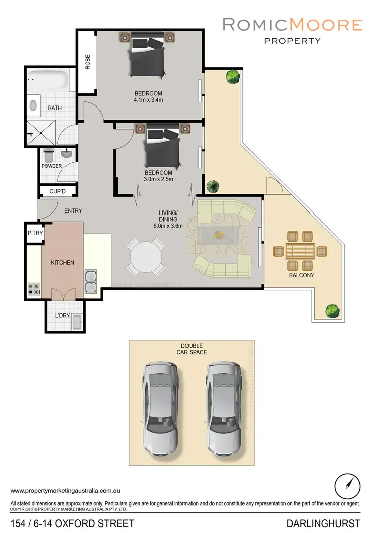 Floorplan of Homely apartment listing, 154/6-14 Oxford Street, Darlinghurst NSW 2010