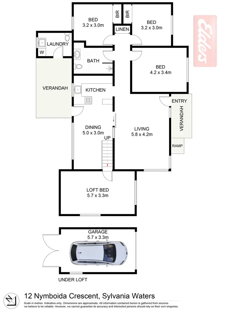 Floorplan of Homely house listing, 12 Nymboida Crescent, Sylvania Waters NSW 2224
