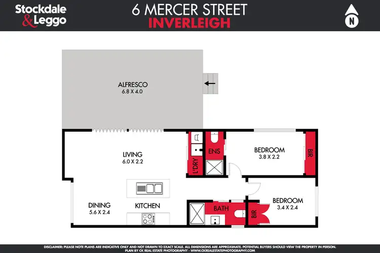 Floorplan of Homely house listing, 6 Mercer Street, Inverleigh VIC 3321