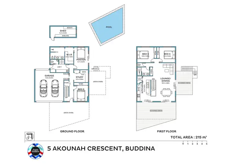 Floorplan of Homely house listing, 5 Akounah Crescent, Buddina QLD 4575