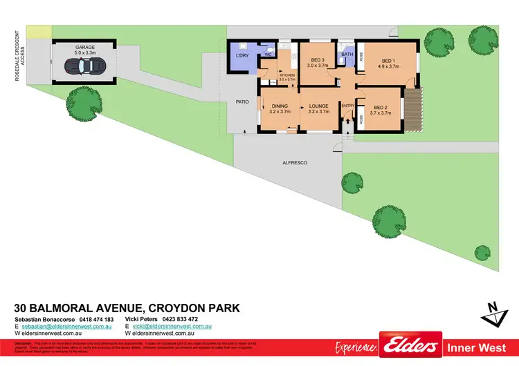 Floorplan of Homely house listing, 30 Balmoral Avenue, Croydon Park NSW 2133