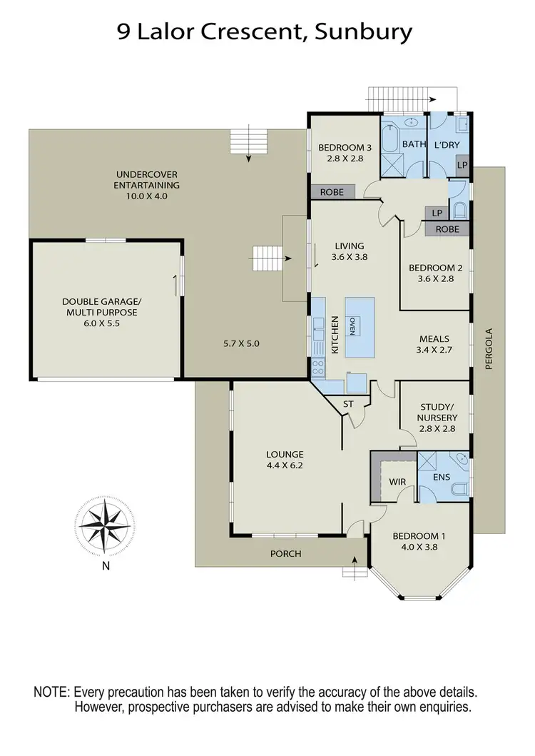 Floorplan of Homely house listing, 9 Lalor Crescent, Sunbury VIC 3429