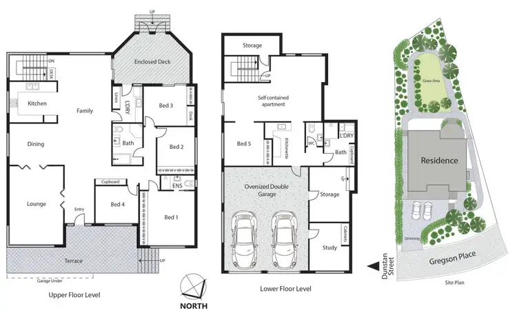 Floorplan of Homely house listing, 5 Gregson Place, Curtin ACT 2605