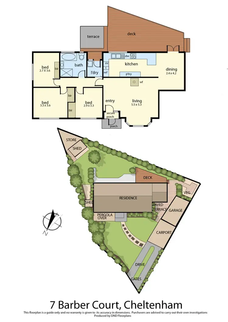 Floorplan of Homely house listing, 7 Barber Court, Cheltenham VIC 3192