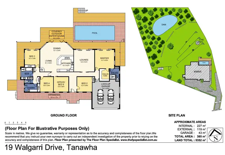Floorplan of Homely house listing, 19 Walgarri Drive, Tanawha QLD 4556