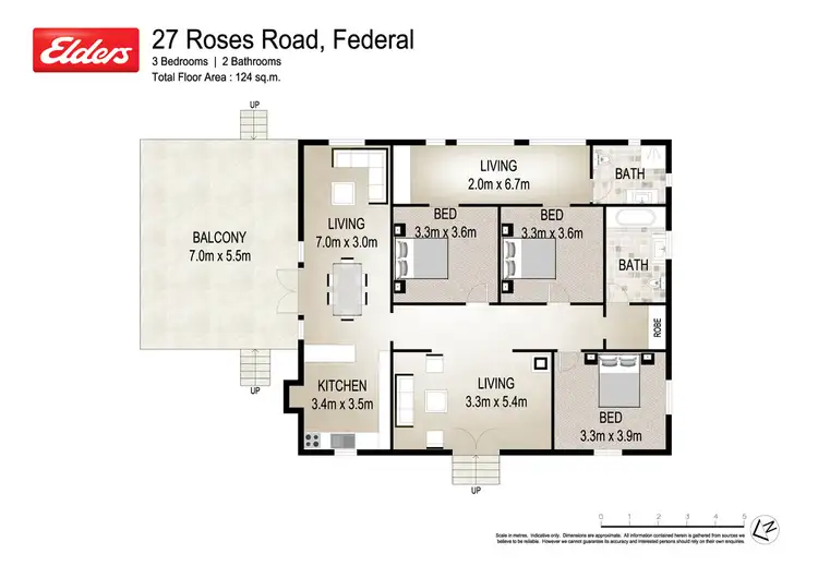 Floorplan of Homely house listing, 27 Roses Road, Federal NSW 2480