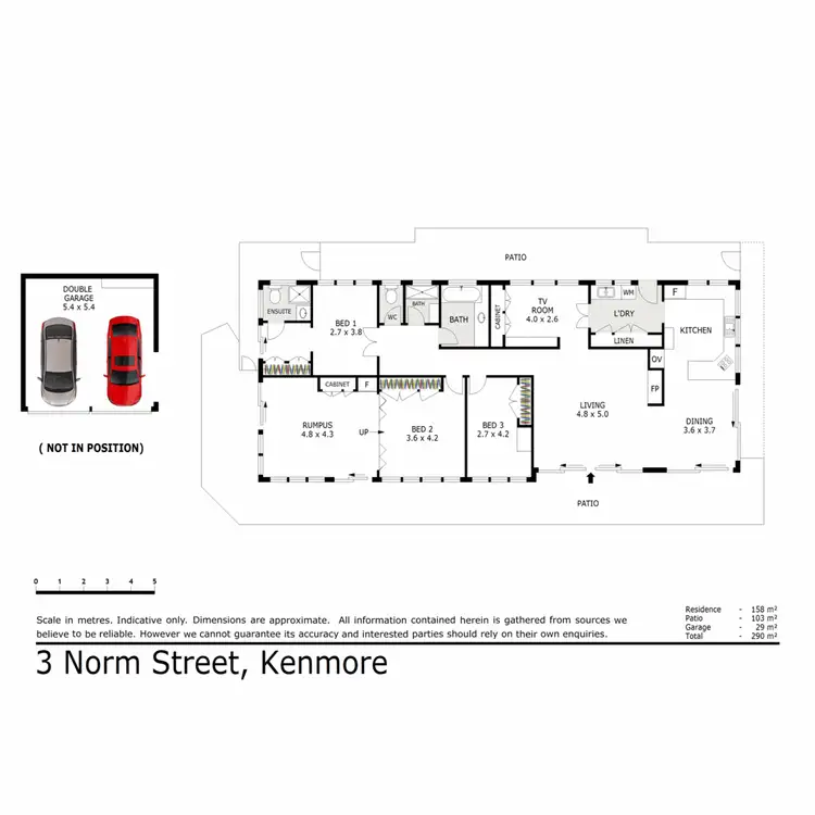 Floorplan of Homely house listing, 3 Norm Street, Kenmore QLD 4069