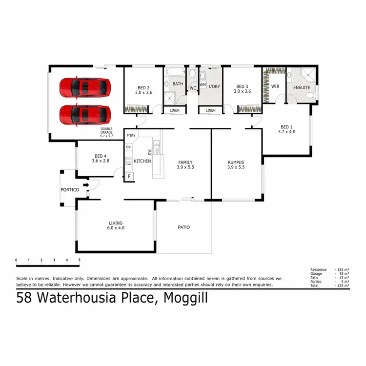 Floorplan of Homely house listing, 58 Waterhousia Place, Moggill QLD 4070