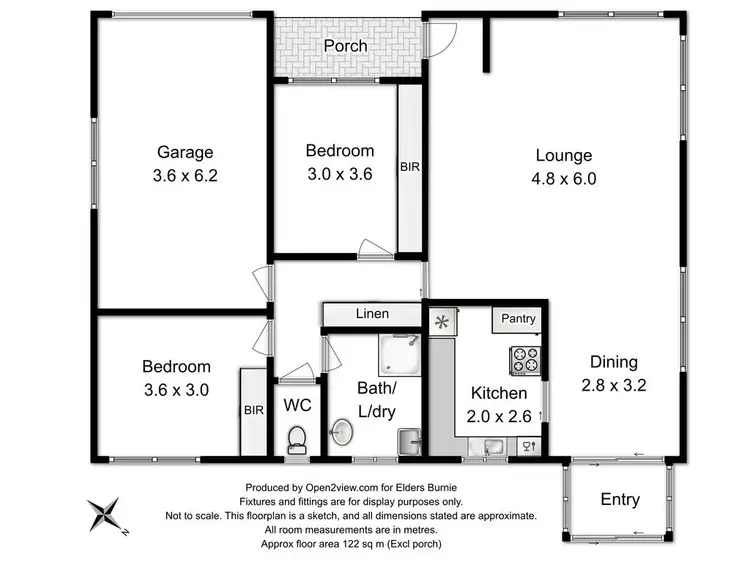 Floorplan of Homely house listing, 4 Quiggin Street, Wynyard TAS 7325