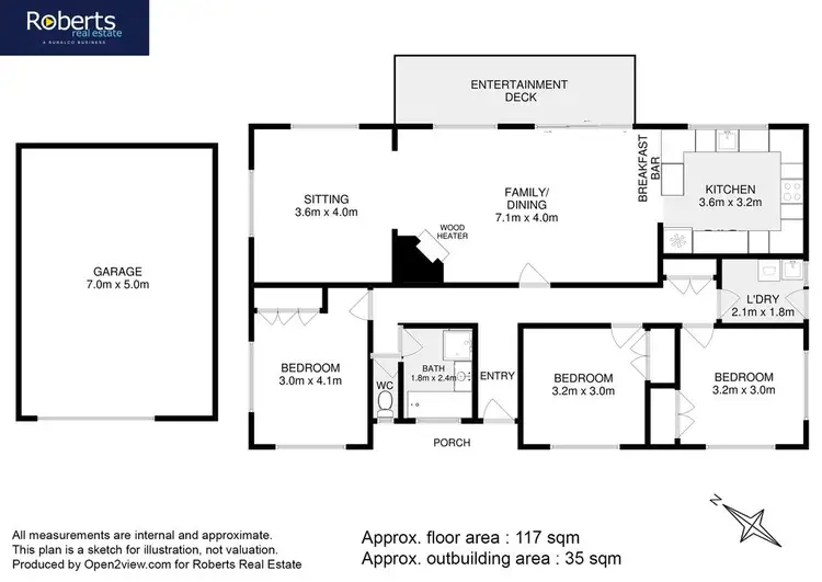 Floorplan of Homely house listing, 50 Mercury Place, Spring Beach TAS 7190