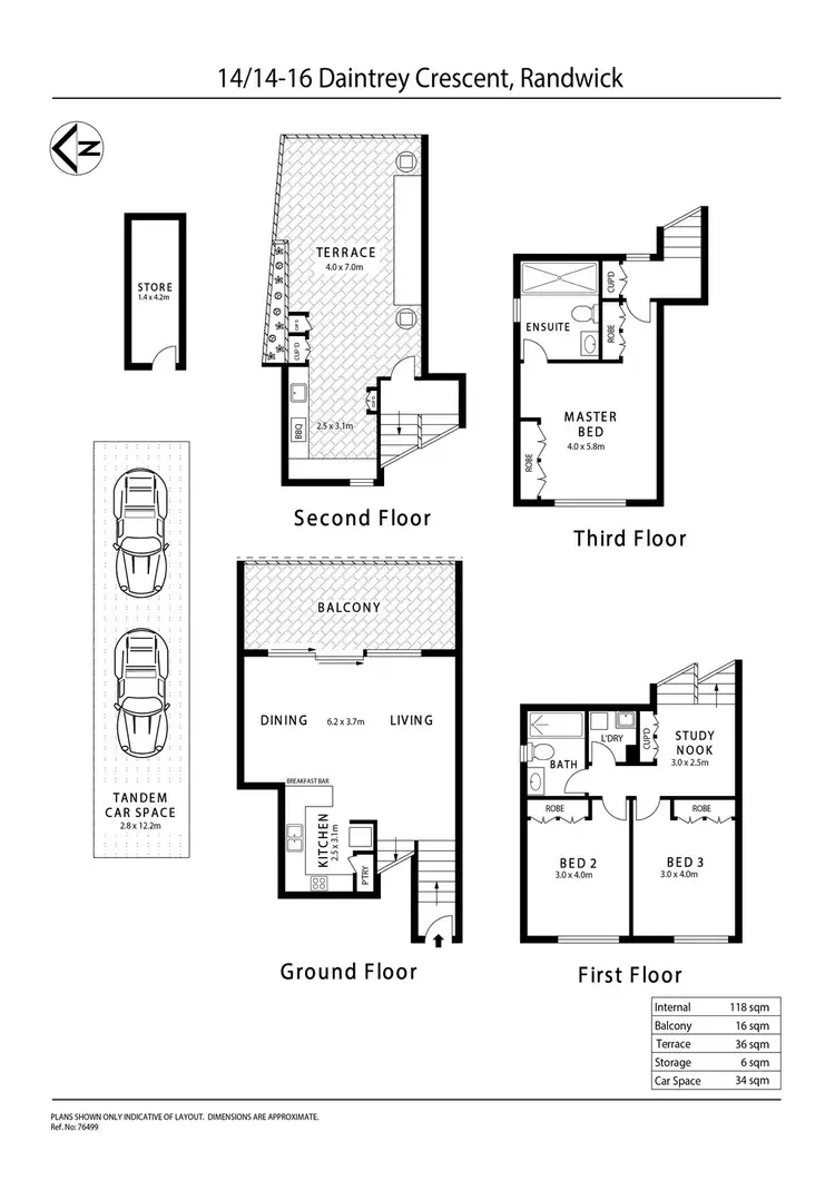 Floorplan of Homely unit listing, 14/14 Daintrey Crescent, Randwick NSW 2031