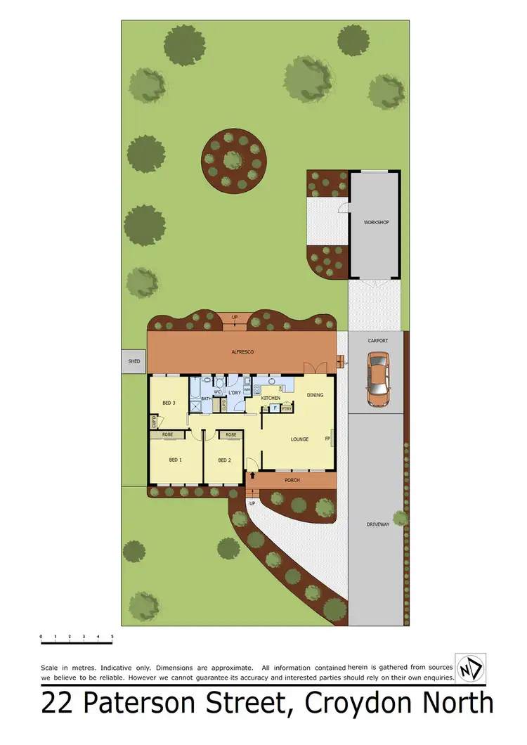 Floorplan of Homely house listing, 22 Paterson Street, Croydon North VIC 3136