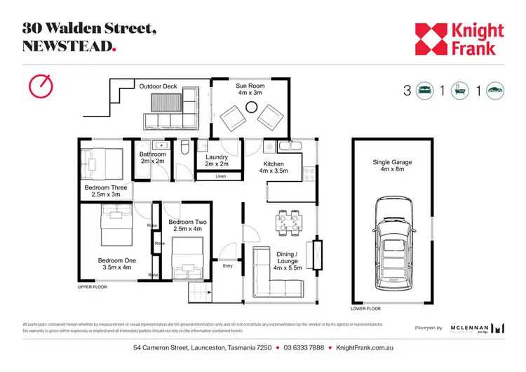 Floorplan of Homely house listing, 30 Walden Street, Newstead TAS 7250