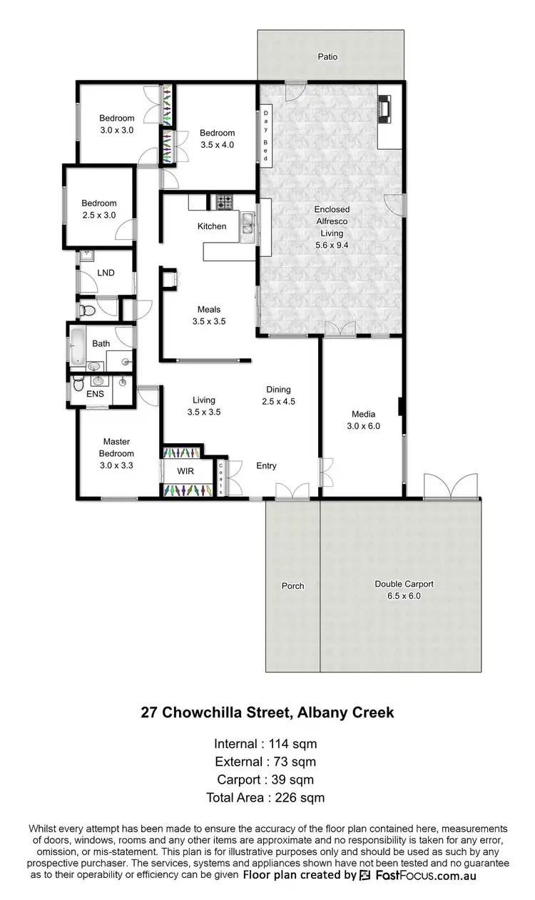 Floorplan of Homely house listing, 27 Chowchilla Street, Albany Creek QLD 4035