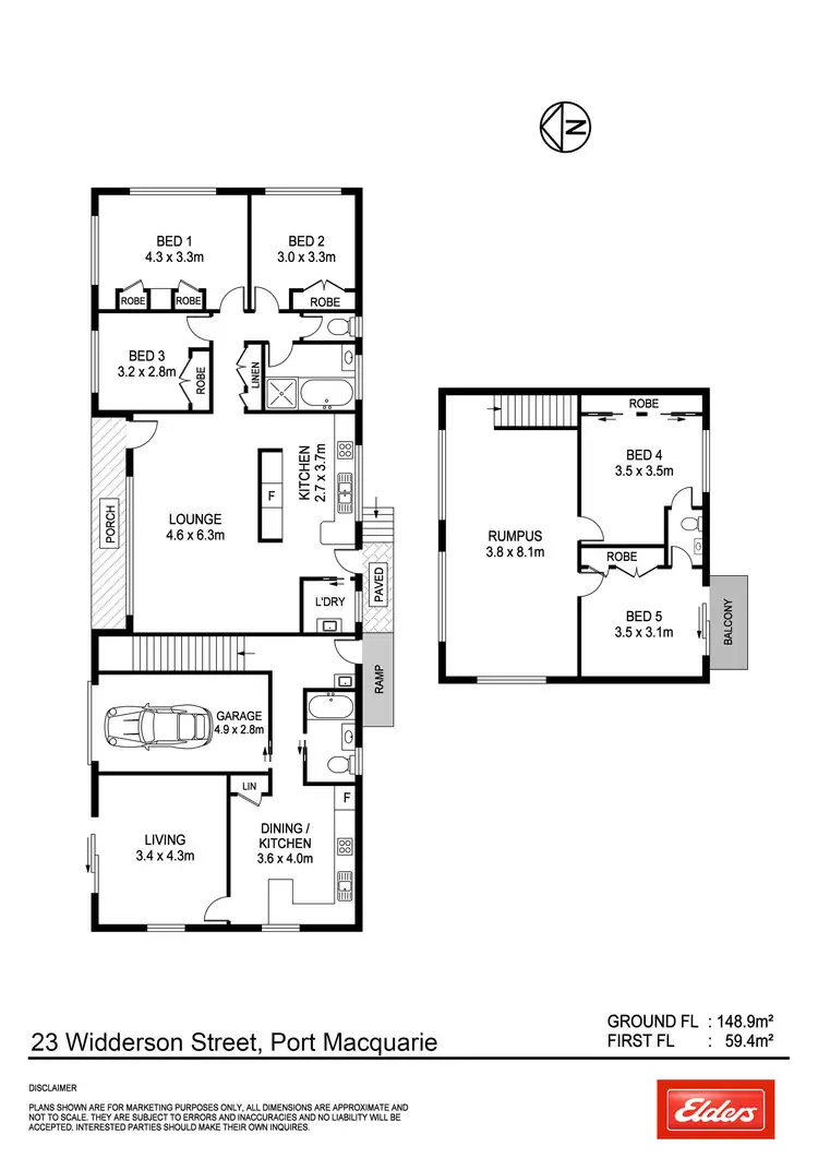 Floorplan of Homely house listing, 23 Widderson Street, Port Macquarie NSW 2444