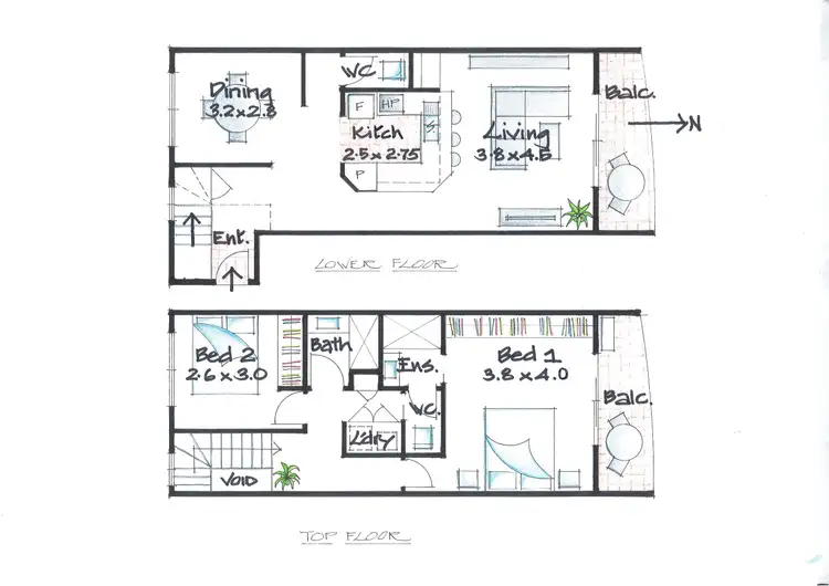 Floorplan of Homely unit listing, 78/150 Marine Parade, Southport QLD 4215