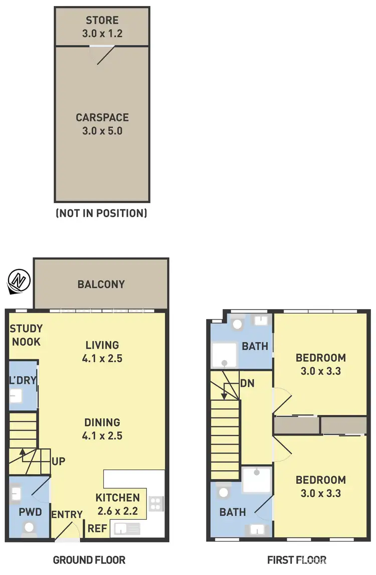 Floorplan of Homely house listing, 5/499 - 501 Victoria Street, Brunswick West VIC 3055