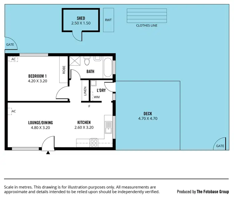 Floorplan of Homely unit listing, 4/3 Walkley Avenue, Warradale SA 5046