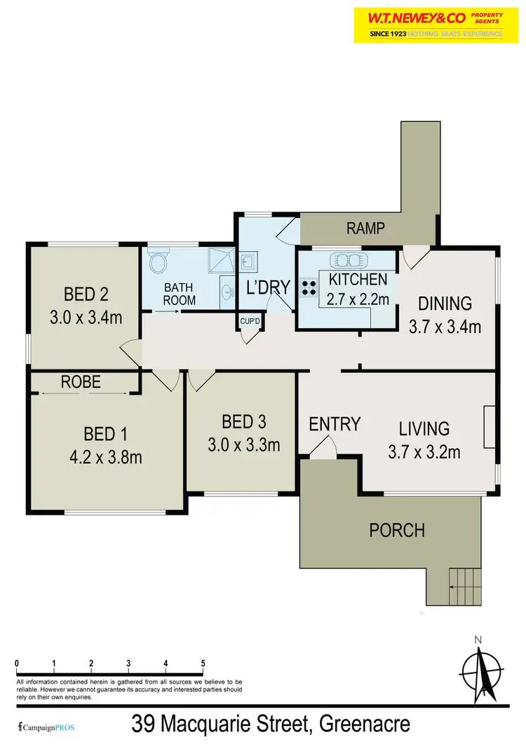 Floorplan of Homely house listing, 39 Macquarie Street, Greenacre NSW 2190
