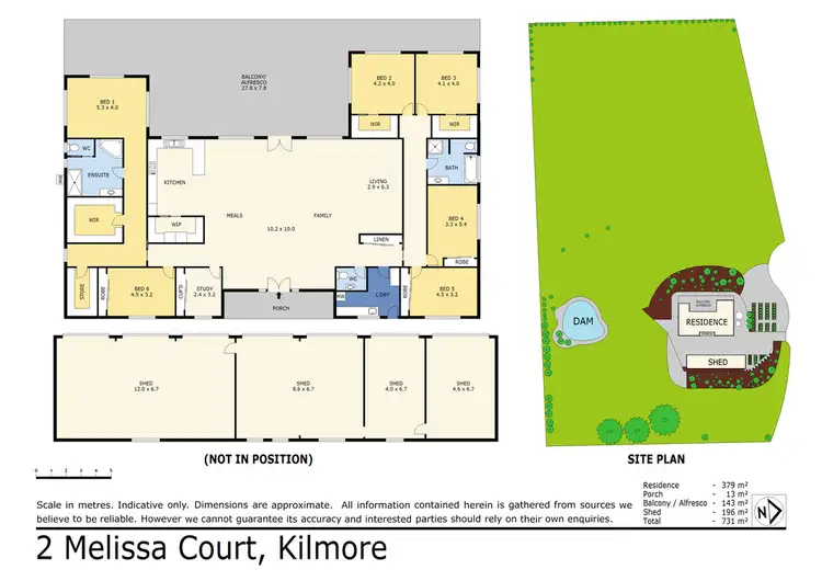 Floorplan of Homely house listing, 2 Melissa Court, Kilmore VIC 3764