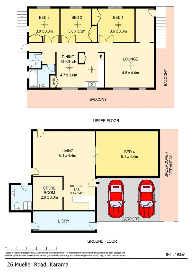 Floorplan of Homely house listing, 26 Mueller Road, Karama NT 812