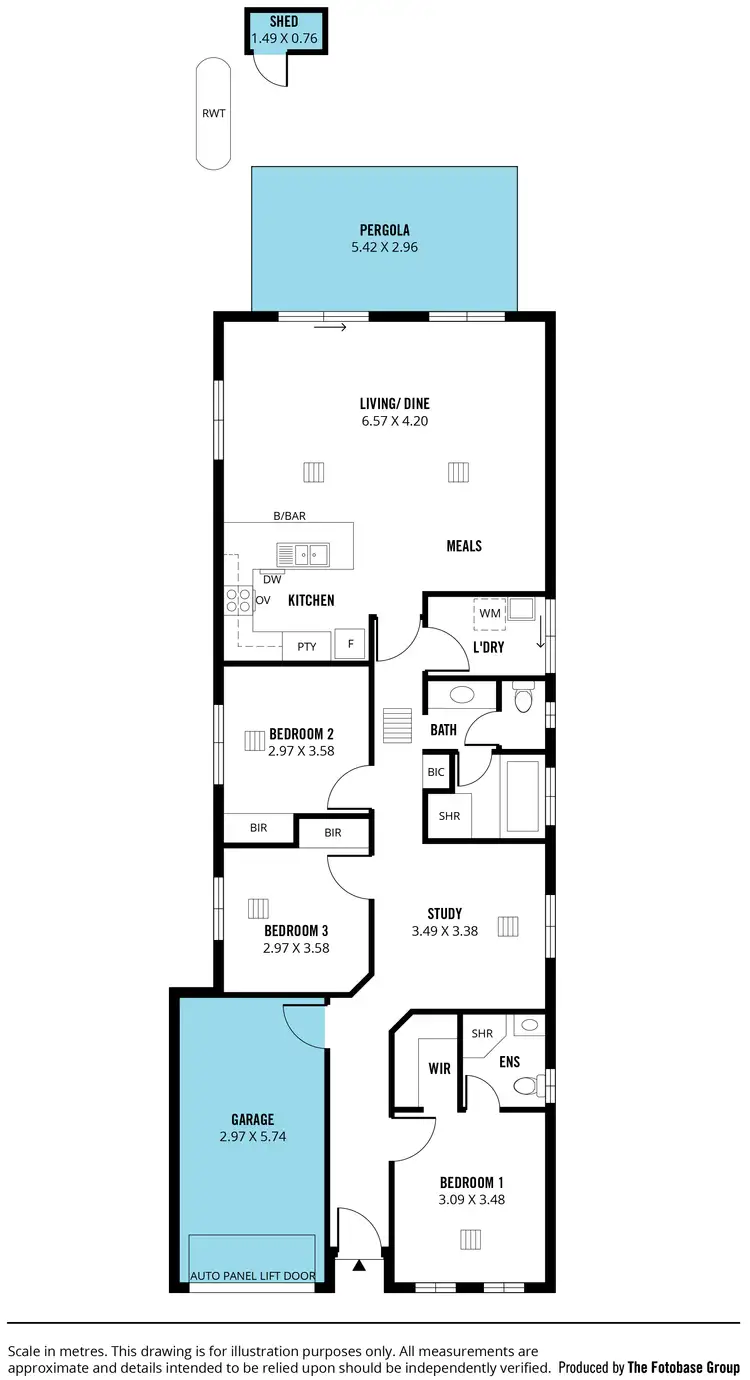 Floorplan of Homely house listing, 2 Harrow Street, Dover Gardens SA 5048