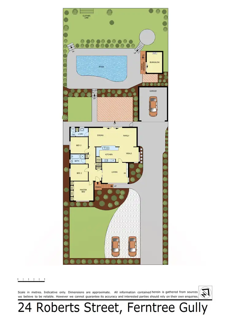 Floorplan of Homely house listing, 24 Roberts Street, Ferntree Gully VIC 3156