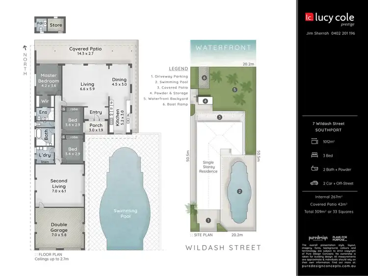 Floorplan of Homely house listing, 7 Wildash Street, Southport QLD 4215