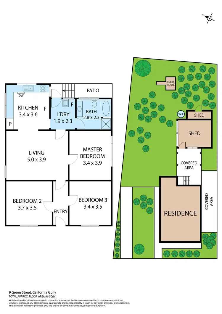 Floorplan of Homely house listing, 9 Green Street, California Gully VIC 3556