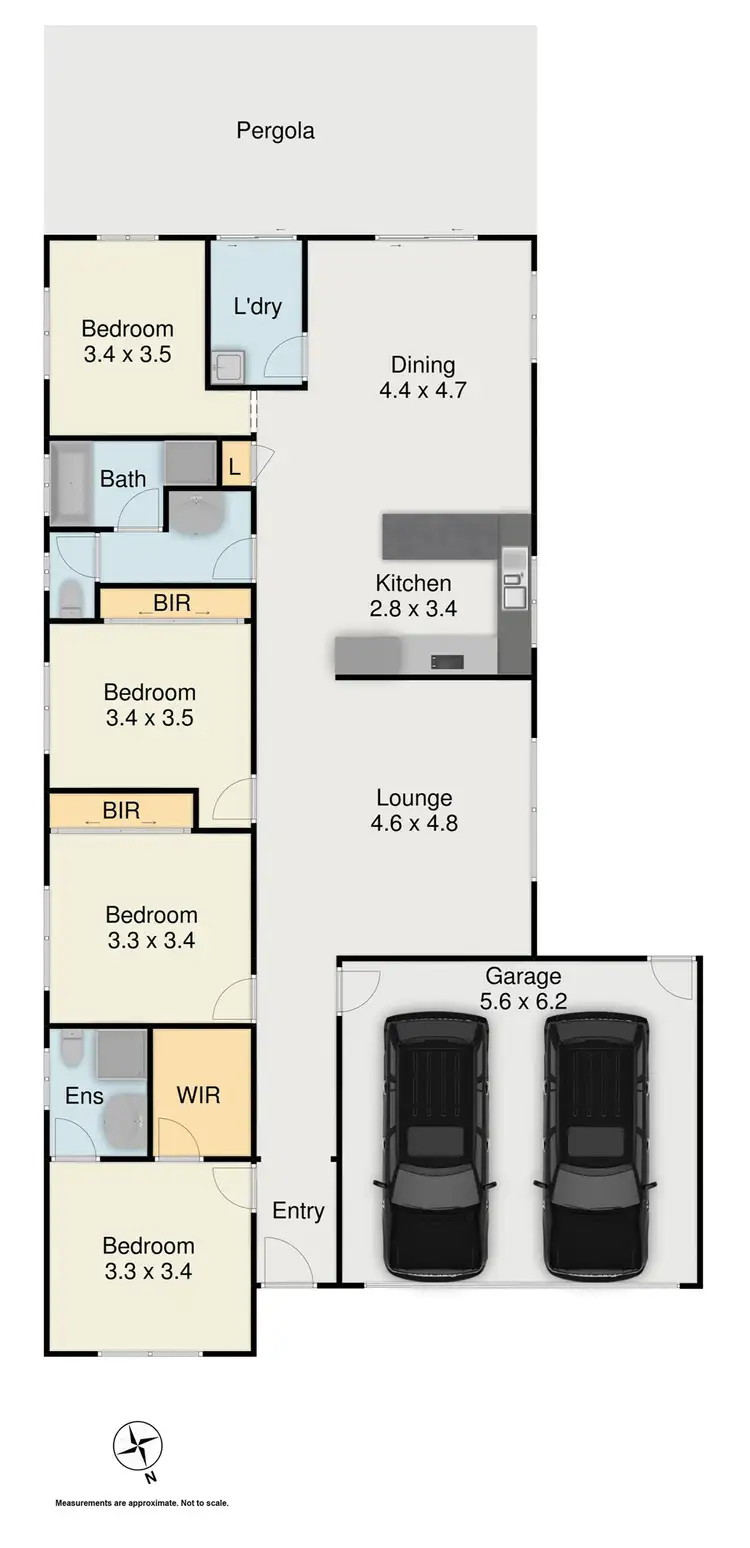 Floorplan of Homely house listing, 71 Brussels Crescent, Rooty Hill NSW 2766