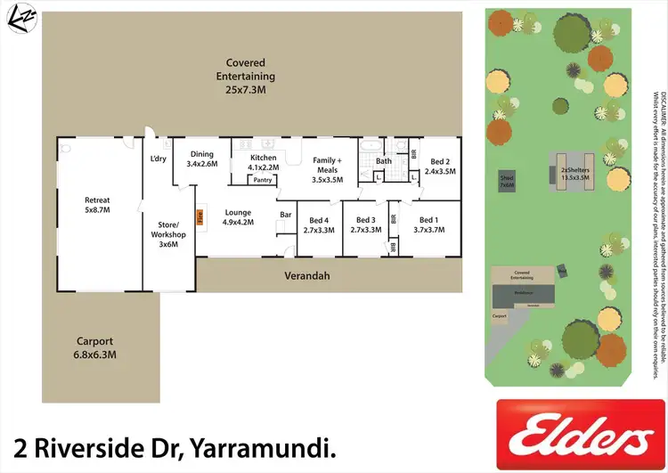 Floorplan of Homely house listing, 2 Riverside Drive, Yarramundi NSW 2753