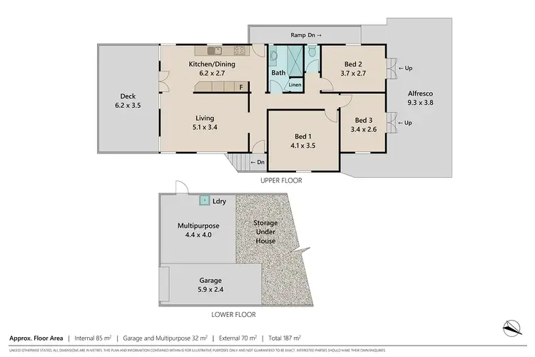 Floorplan of Homely house listing, 11 Bousfield Street, Paddington QLD 4064