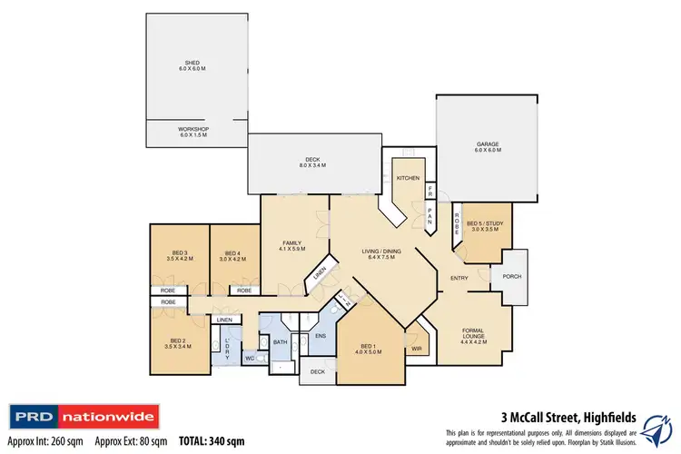 Floorplan of Homely house listing, 3 McCall Street, Highfields QLD 4352