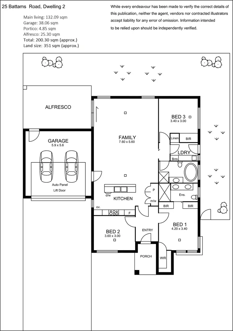 Floorplan of Homely house listing, Res 2, 25 Battams Road, Royston Park SA 5070
