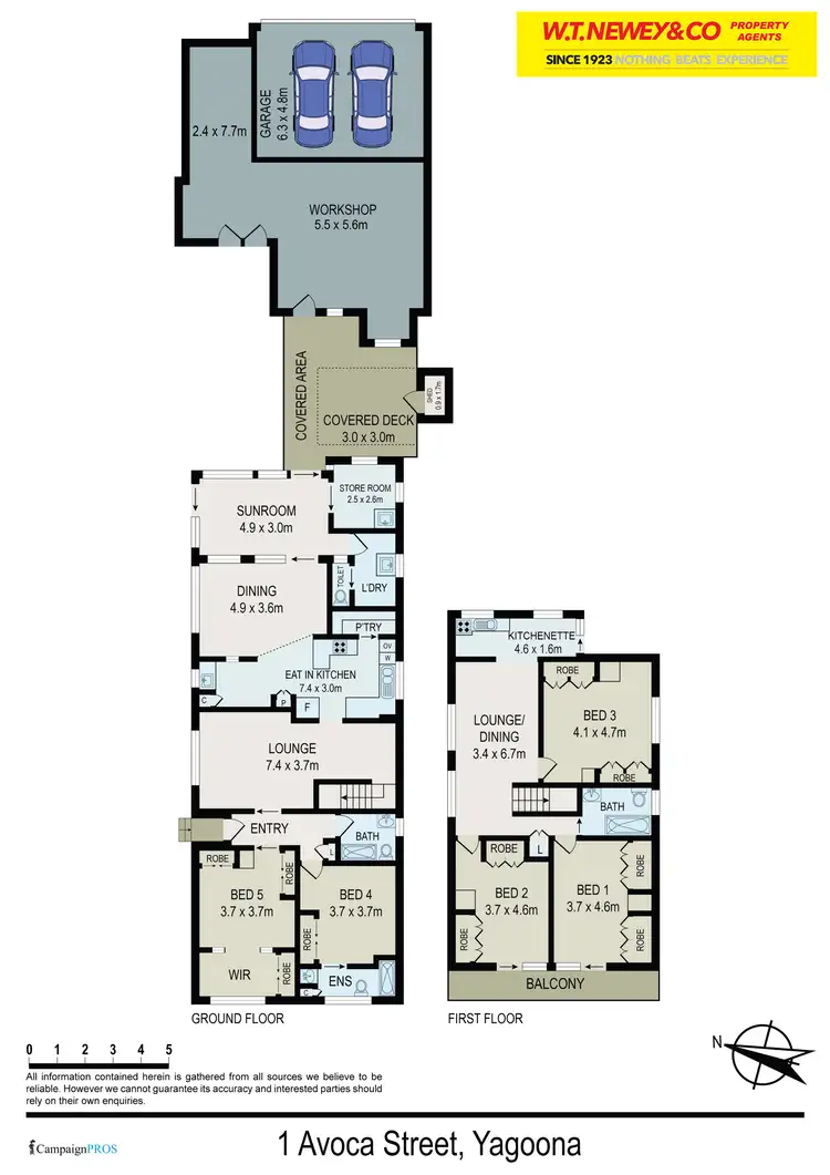 Floorplan of Homely house listing, 1 Avoca Street, Yagoona NSW 2199