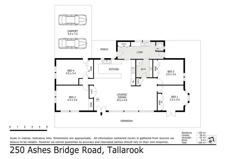 Floorplan of Homely rural property listing, 250 Ashes Bridge Road, Tallarook VIC 3659