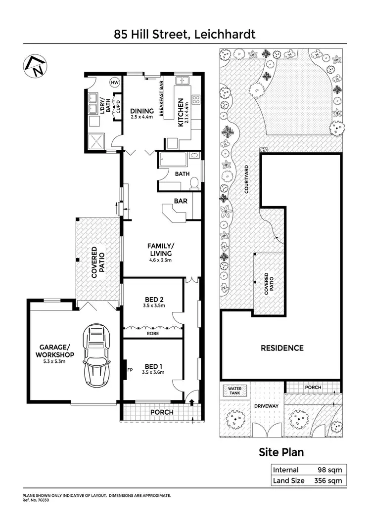 Floorplan of Homely house listing, 85 Hill Street, Leichhardt NSW 2040