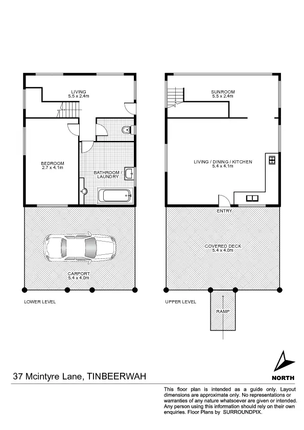 Floorplan of Homely house listing, 37 McIntyre Lane, Tinbeerwah QLD 4563