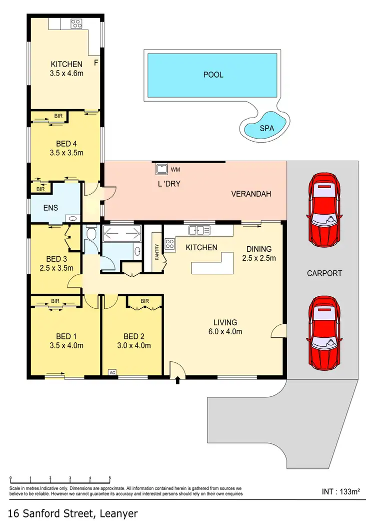 Floorplan of Homely house listing, 16 Sanford Street, Leanyer NT 812