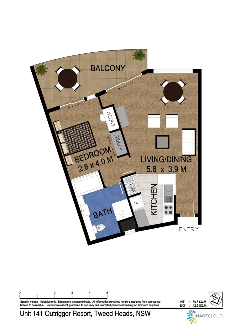 Floorplan of Homely apartment listing, 141/4 Stuart Street, Tweed Heads NSW 2485