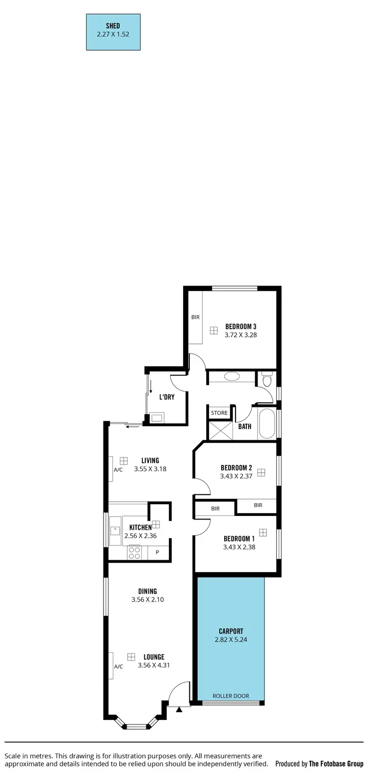 Floorplan of Homely house listing, 17a Opal Road, Morphett Vale SA 5162