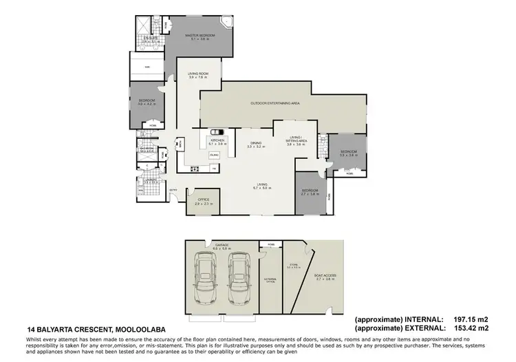Floorplan of Homely house listing, 14 Balyarta Crescent, Mooloolaba QLD 4557