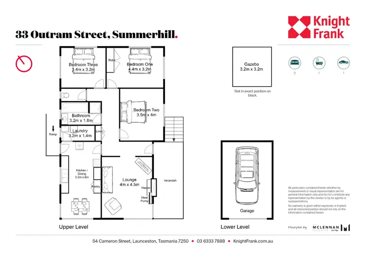 Floorplan of Homely house listing, 33 Outram Street, Summerhill TAS 7250