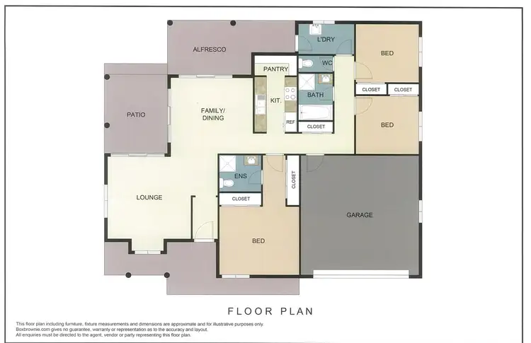 Floorplan of Homely house listing, 35 Henry Bayly Drive, Mudgee NSW 2850