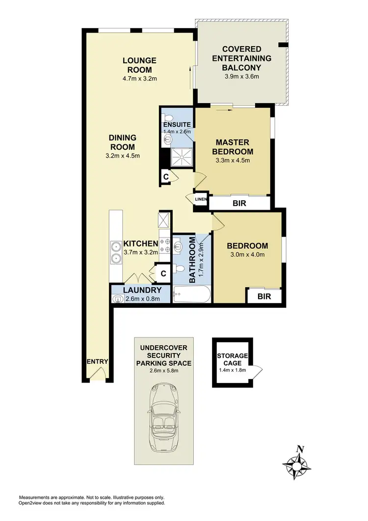 Floorplan of Homely apartment listing, 34/14-16 Freeman Road, Chatswood NSW 2067