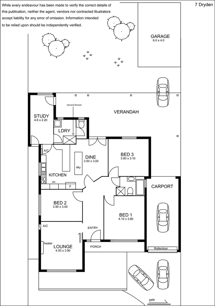 Floorplan of Homely house listing, 7 Dryden Street (Poet's Corner), Tranmere SA 5073