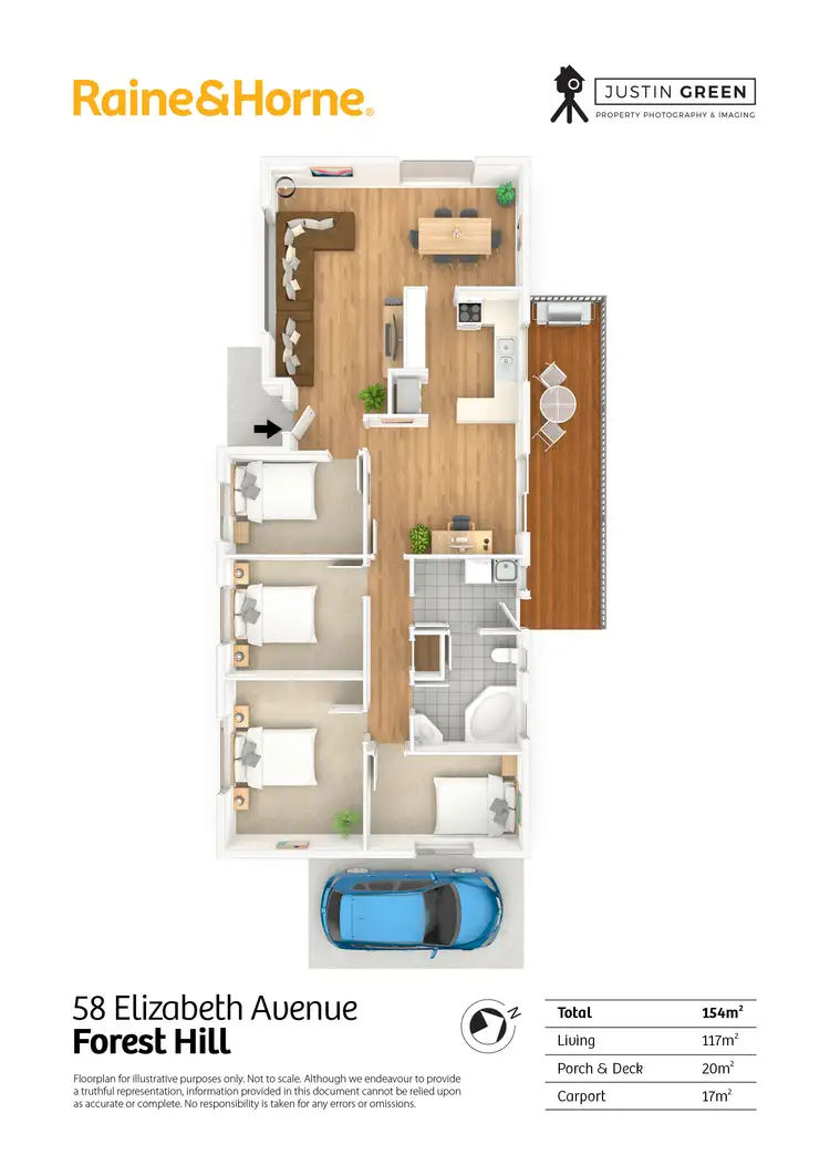 Floorplan of Homely house listing, 58 Elizabeth Avenue, Forest Hill NSW 2651